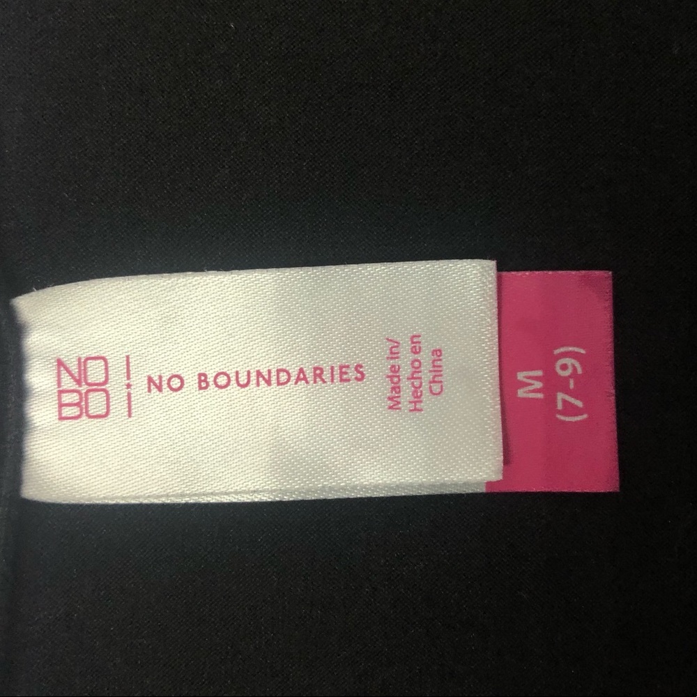 No Boundaries New Black Long Sleeve Jumpsuit Size M (7-9)